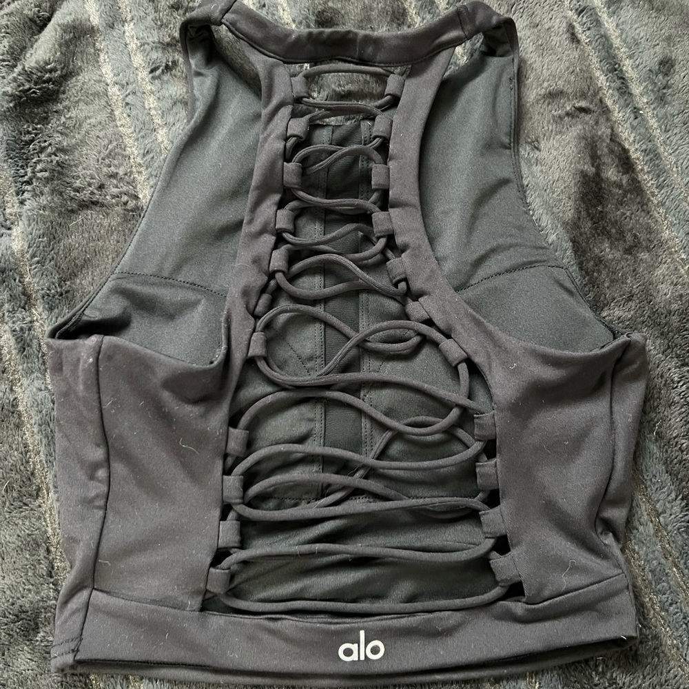 Alo Lace Up Sports Bra